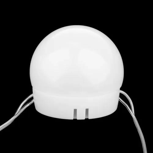 Led Mirror Light Set With 6 White Light Bulbs