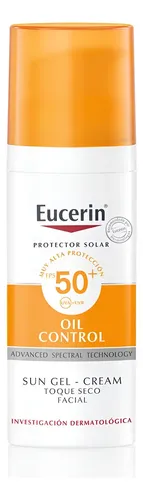 Eucerin Protector Solar Gel Creme Oil Control 50+ Toque Seco