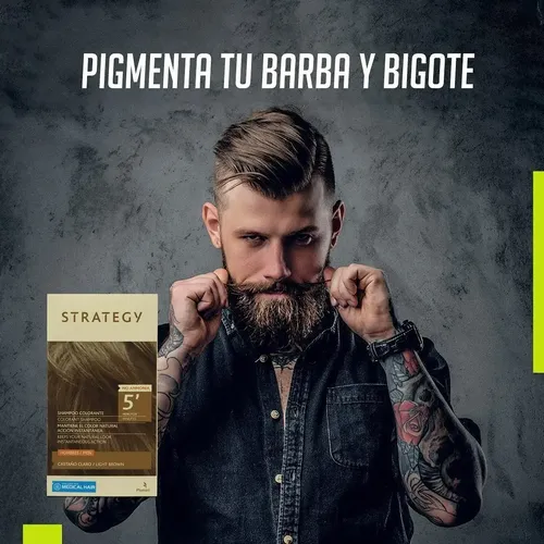 Strategy Shampoo Color Castaño Claro Efecto Inmediato