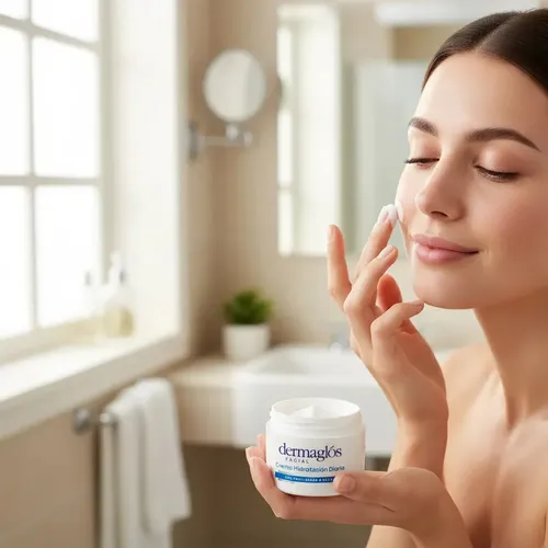 Crema facial hidratante Dermaglós piel equilibrada 50 grs