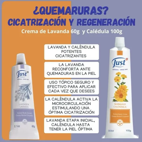 Crema De Caléndula Just Atenúa Estrías 25 Gramos