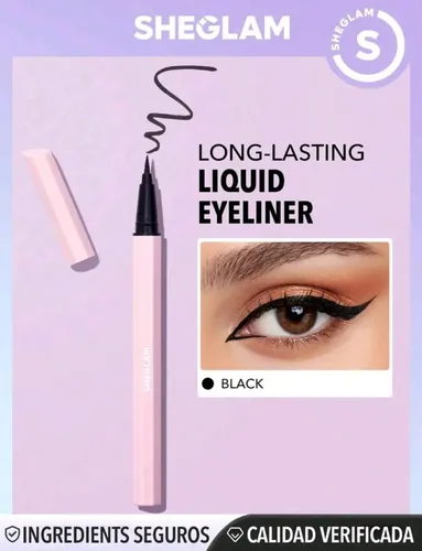 Delineador De Ojos Sheglam Eternal Beauty, Color Negro Black