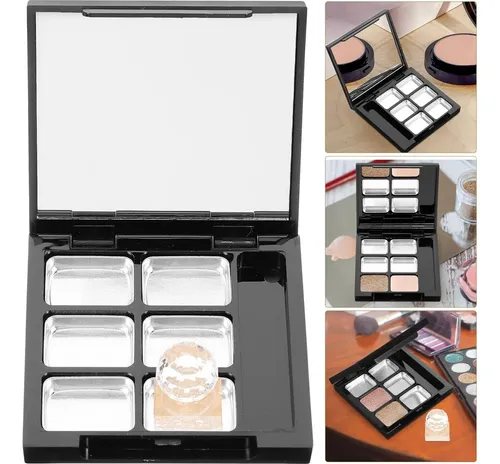 Caja Vacía Healifty Para Paleta De Sombras Con Espejo, 6