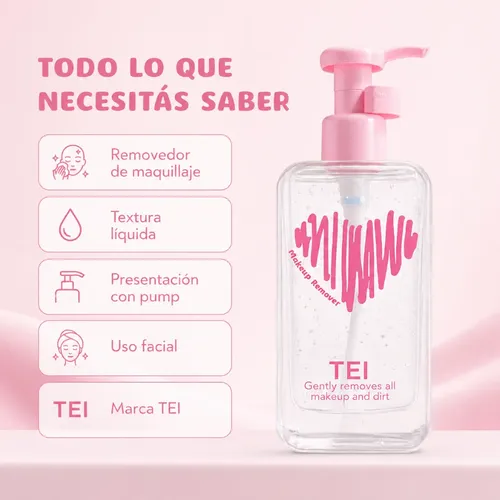 Removedor De Maquillaje Tei