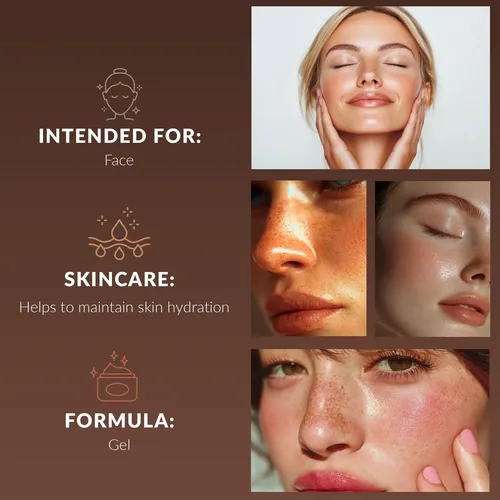 Gel Facial Autobronceador Lirene Caramel 75ml