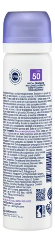 Dermaglós Protector Solar Facial Fps50 Bruma Spray Invisible