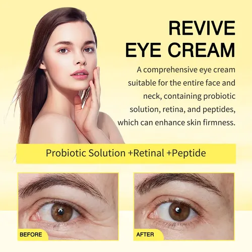Crema De Ojos Revive Para Rostro Y Cuello, Textura De Piel F Todo Tipo De Piel Día/noche