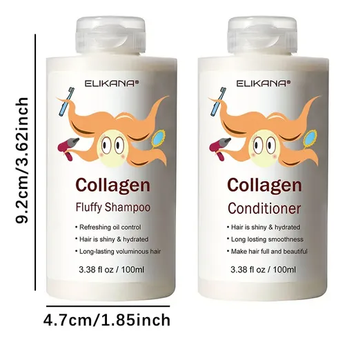 Set Shampoo Y Acondicionador Colágeno Elikana