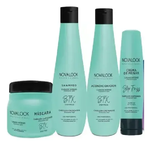 Crema Peinar Stop Frizz Cabello Castigado 160ml Novalook X3u
