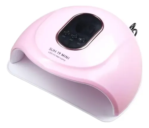Lámpara De Uñas Uv Led Sun19 72w Rosa, Secador Profesional