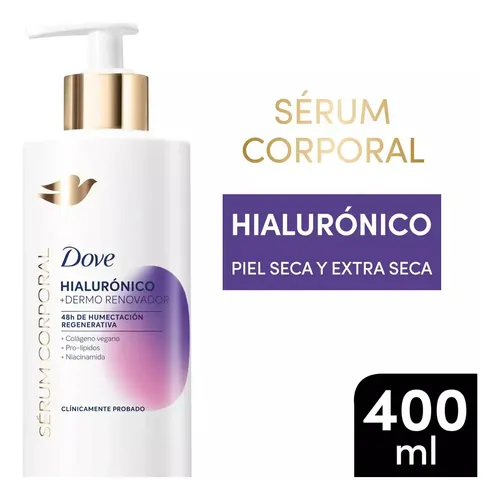 Crema Sérum Corporal DOVE Hialurónico 400ml