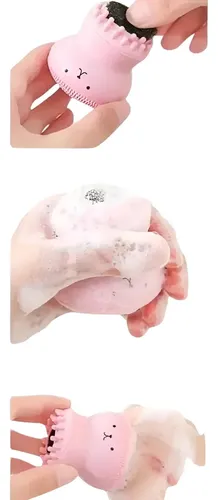 Pulpo De Limpieza Facial Para Skincare Pack X12