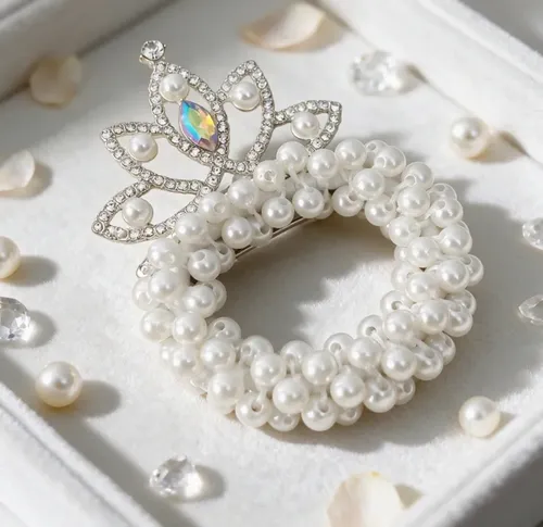 Accesorios De Diadema Crown Para Niñas Pequeñas Ps131 Blanco