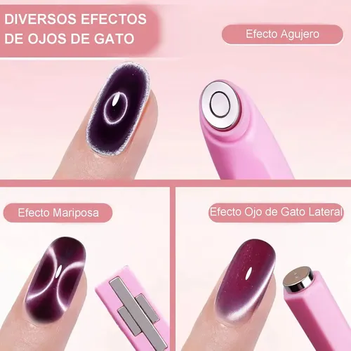 Magnet 3 – 1 Para Esmalte De Uñas En Gel Con Efecto Ojo De G