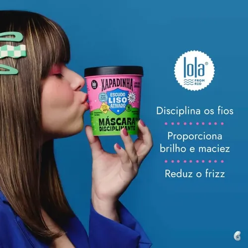 Máscara Capilar Disciplinante Xapadinha Lola Cosmetics