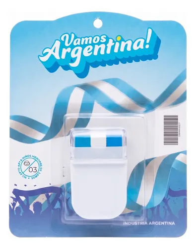 Pintacara Maquillaje Stick X6 Argentina Llavero Copa Mundo
