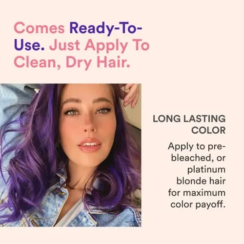 Tinte De Cabello Semipermanente Inh: Azul Zafiro, Rojo Rubí