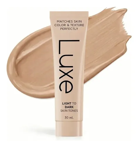 Luxe Research Base De Maquillaje/se Adapta Al Tono De Tu Pie Claro A Medio