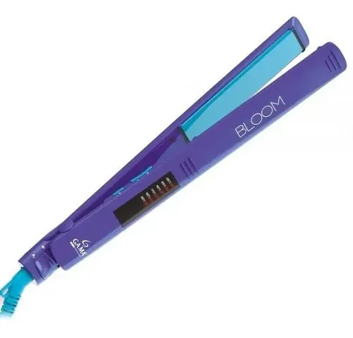 Planchita De Pelo Ga.ma Italy Elegance Bloom Led Color Violeta