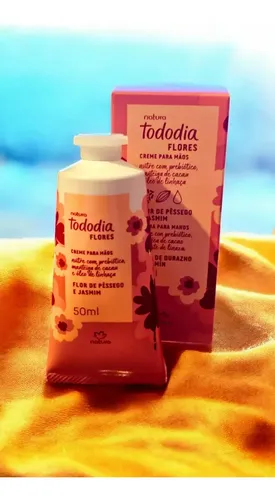 Crema De Manos Flor De Durazno Y Jasmin Tododia Natura 50ml
