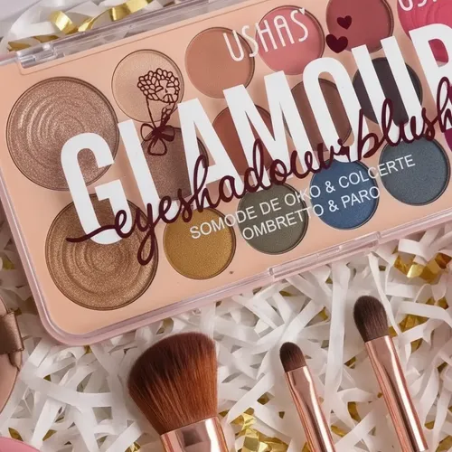 Kit Completo De Maquillaje Paleta Brochas Esponjas Regalo