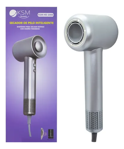 Secador Pelo Inteligente KSM HD 2000 Con Difusor Gris 1700W