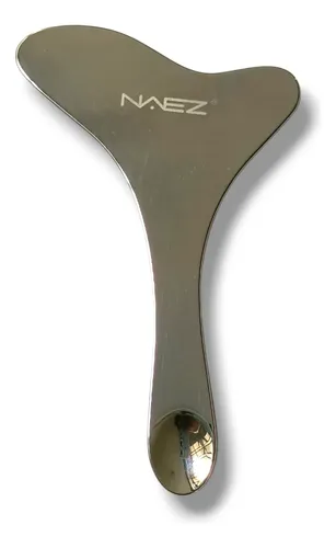 Gua Sha Metálica Y/o Plantilla De Eyeliner/ Delineado Naez