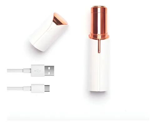 Eliminador De Vello Facial Eléctrico, Sin Dolor, Recargable,