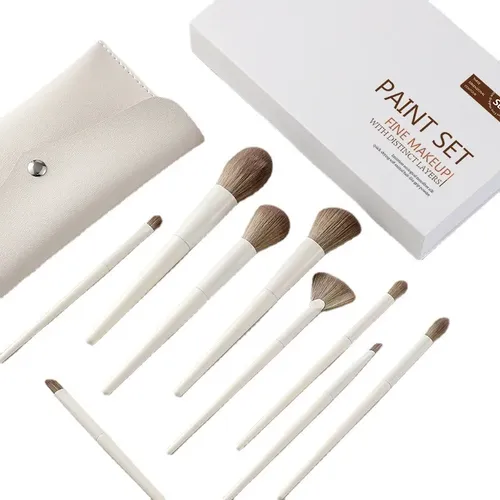 Set De 10 Brochas De Maquillaje