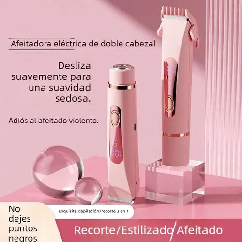Afeitadora Eléctrica Unisex Depilación Axilas Piernas Brazos