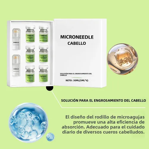 Suero Microagujas Crecimiento Cabello + Biotina – 30 Ml