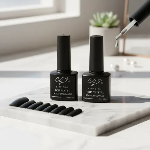 Top Coat Matte Citygirl Profesional 7ml Esculpidas Manicuria