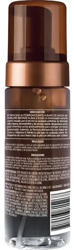 Sublime Bronze Self-tanning Water Mousse 150ml L’oréal Medio