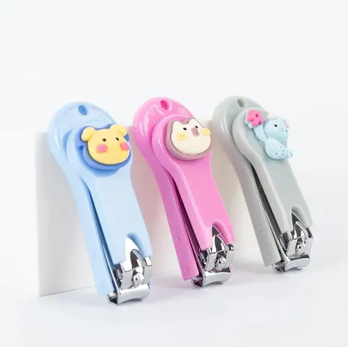 Alicate Cortauñas Infantil/adulto Con Muñeco Animal Kawaii