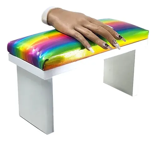 Apoya Mano Mesita Manicura Cabina Uv Led Uñas Esculpidas. Fc