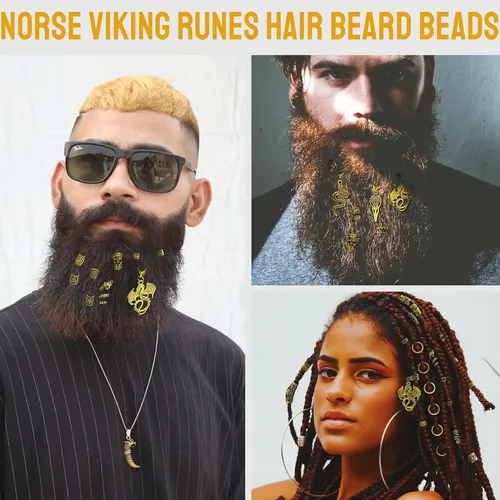 Conjunto De Cuentas Para Cabello Vikingas Fscwlmon 242