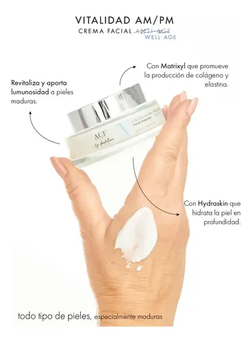 Acf Vitalidad Crema Antiarrugas, Luminosidad Y Firmeza 50g