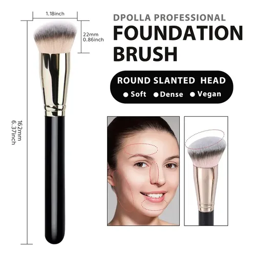 Brochas De Maquillaje Haizhilan Dolla Pro Foundation Brush A Variation
