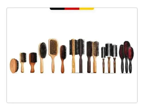 Desde 1869 Hecho A Mano En Alemania Cepillo De Pelo 100% Con Negro.