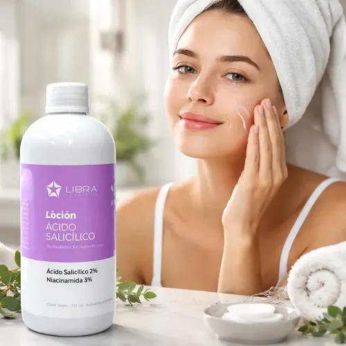 Locion Acido Salicillico 2% Niacinamida 3% X 250 Ml Libra Momento de aplicación Noche Tipo de piel Grasa