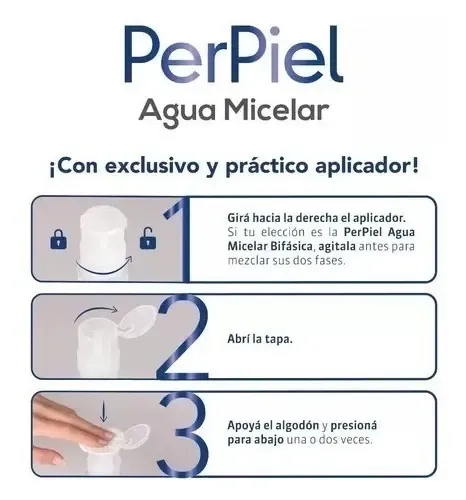 Perpiel Agua Micelar Bifásica Sin Fragancia X 200 Ml