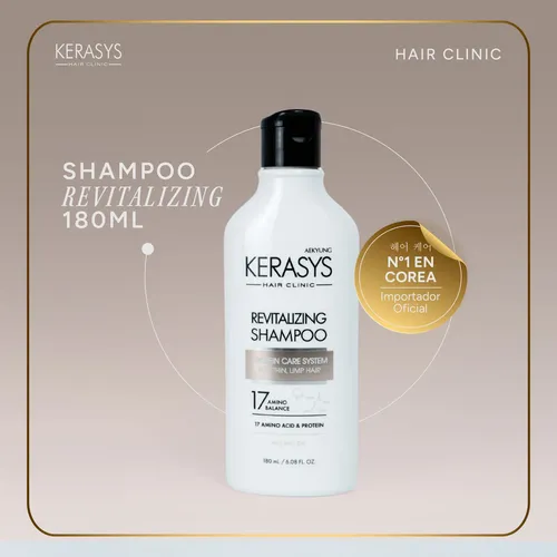 Kerasys Shampoo Revitalizante Coreano 180 Ml