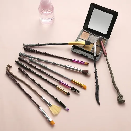 Juego De 11 Pinceles Para Sombras De Ojos, Kit De Mezcla Pro