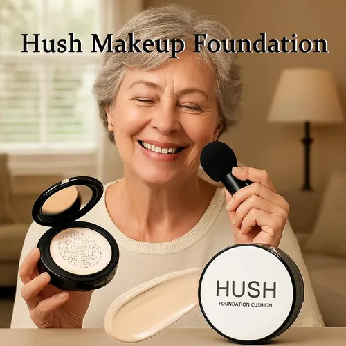 Base Cushion Madura Hush Makeup 58 Warm Golden Tono Medio