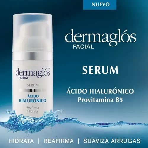 Dermaglós Facial Sérum Ácido Hialurónico Hidratante Antiedad