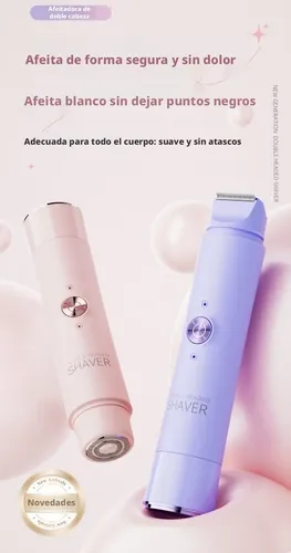 ~depiladora Íntima Mujer Rasuradora 2 En 1 Portátil@.