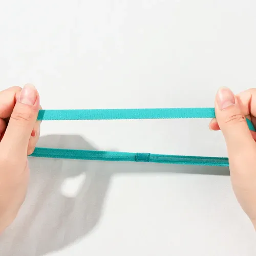 12 Bandas Para El Cabello Con Silicona Antideslizante