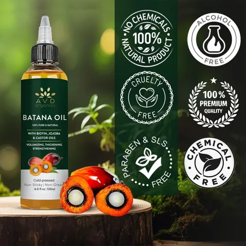 Aceite De Batana Avd Organics Para Crecimiento Capilar 120ml