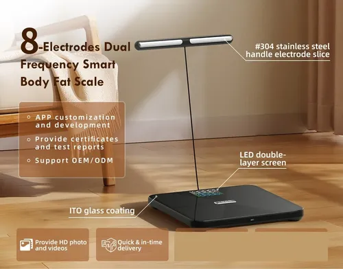 Báscula Inteligente Bluetooth Wi-fi Con 8 Electrodos