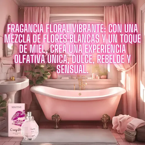 Perfume Femenino Con Feromonas Crazy Girl Sexitive